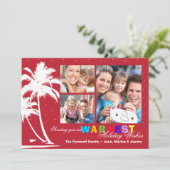 Tropical Palms Carte photo de vacances (Debout devant)