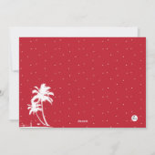 Tropical Palms Carte photo de vacances (Dos)