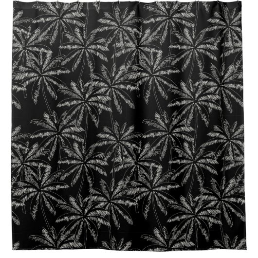 Tropical Palms Douche Rideau (Devant)