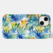 Tropical Palms Print iPhone 14 Hoesje (Achterkant (horizontaal))