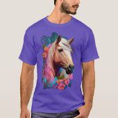 Tropical Palomino Horse Tshirt (Devant)