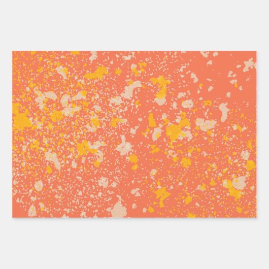 Tropical Papaya Inpakpapier Vel (Voorkant 2)