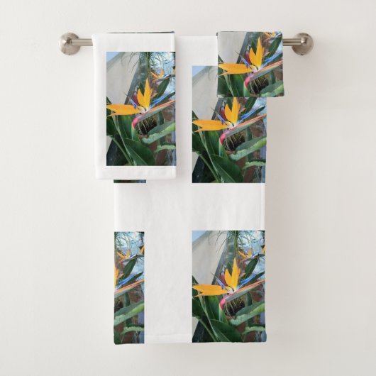 Tropical Paradise badhanddoek set Bad Handdoek (Insitu)