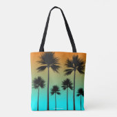 Tropical Paradise Beach Style Canvas tas (Achterkant)