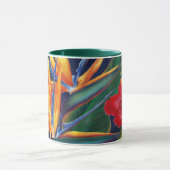Tropical Paradise Chasseur à deux tons Mug (Centre)