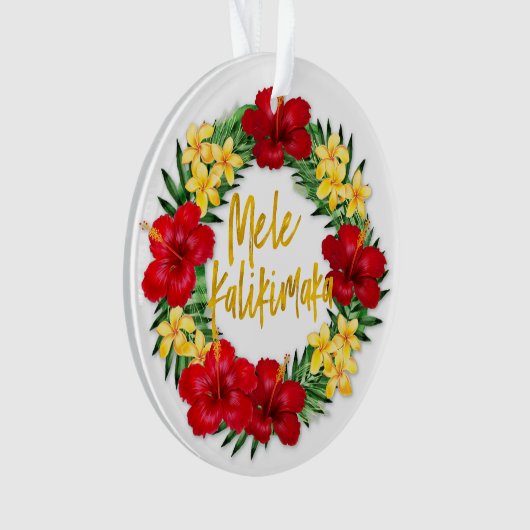 Tropical Paradise Hawaiian Holiday Wreath (devant)