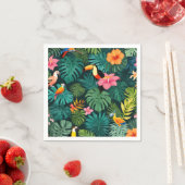 Tropical Paradise Oerwoud Pattern Servet (Insitu)