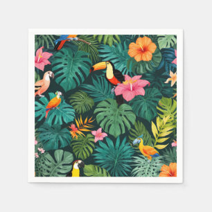 Tropical Paradise Oerwoud Pattern Servet