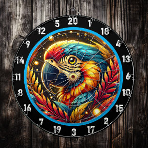 Tropical Parrot Dartboard voor leuke nachten Dartbord