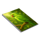 tropical Parrot Notebook - Green Bird Journal (Côté Droit)