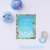 Tropical Party Flyer, Hawaï Zomerfeest Flyer (Enkel)