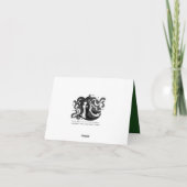 Tropical Party Tiki Hut Merci note (Dos)