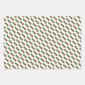 Tropical party with retro pineapple inpakpapier vel (Voorkant 3)