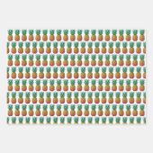 Tropical party with retro pineapple inpakpapier vel (Voorkant 2)