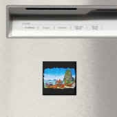 Tropical Phuket Thailand Beach Uitzicht Magneet (Insitu (Vaatwasser))