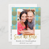 Tropical Pineapple Photo Sla de datum Kaart (Voorkant / Achterkant)