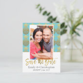 Tropical Pineapple Photo Sla de datum Kaart (Staand voorkant)