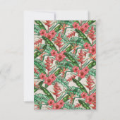 Tropical Pineapple RSVP kaarten Kaartje (Achterkant)