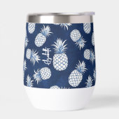 Tropical Pineapple with Name – Watercolor Style (Gauche)