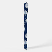 Tropical Pineapple with Name – Watercolor Style iPhone Hoesje (Rechterkant)