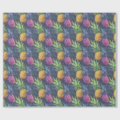 Tropical Pineapple Wrapping Paper Cadeaupapier (Vlak)