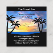 Tropical Pittoresque Travel Agent Expert Cartes de (Devant)