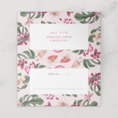 Tropical Place Card (Buitenkant ongevouwen)