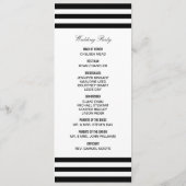 Tropical Plantation Mariage programme de cérémonie (Dos)