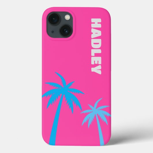 Tropical Preppy Telefoon Case (Achterkant)
