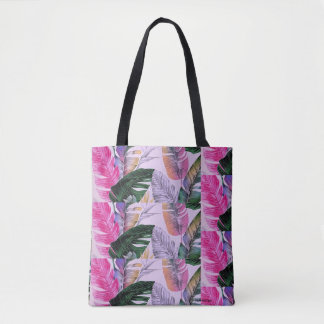 Tropical Print Pattern Canvas tas