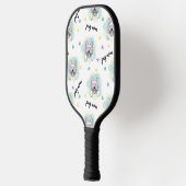 Tropical Pug Pattern Pickleball Paddle (Links)