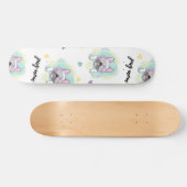 Tropical Pug Pattern Skateboard (Horizontaal)