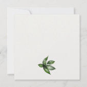 Tropical Rainforest Toucan Couples Invitation de d (Dos)