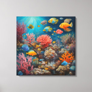 Tropical Reef - Art en toile