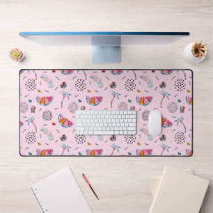 Tropical rose Memphis Style Motif