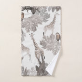 Tropical Safari Adventure 2 #art #tropical (Serviette à main)