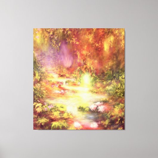 Tropical Scenery 1990 Canvas Afdruk (Voorkant)