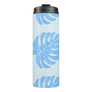 Tropical seamless etnische pattern with exotic lea thermosbeker