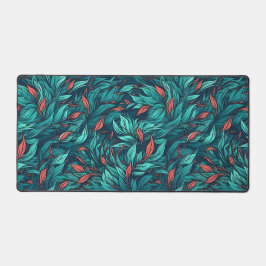 Tropical Serenity Leaf Pattern Bureaumat
