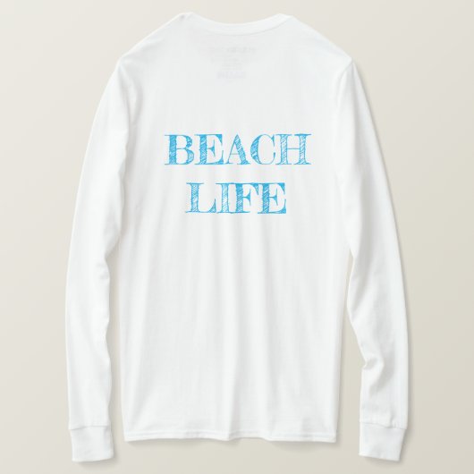 Tropical Shops Tshirt met lange mouwen (Design achterkant)