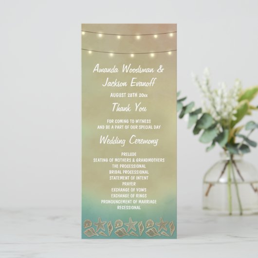 Tropical Starfish Beach Seashell Programmes de mar (Debout devant)