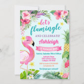 Tropical Summer 9th Birthday Invitation (Devant)