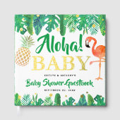 Tropical Summer Beach Luau Boys Baby shower Real (Recto)