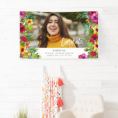 Tropical Summer Congrats Photo Banner (Insitu)
