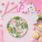 Tropical Summer Flamingo Paper Bord (Feest)