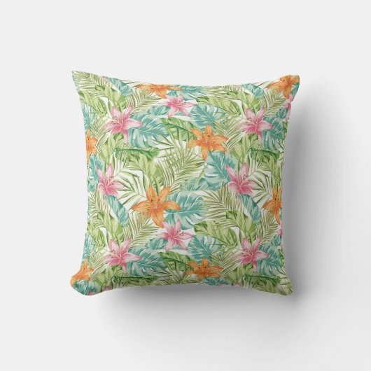 Tropical Summer Holiday Cushion / Coussin (Recto)