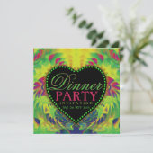 Tropical Summer Love Dinner Invitations (Debout devant)