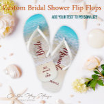 Tropical Summer Ocean Beach Fêtes des mariées Cade<br><div class="desc">🌊 Pour la mariée moderne, rien de tel qu'une inoubliable douche de nage tropicale avec des cadeaux personnalisés et customisés. De l'océan turquoise et chatoyant au sable chaud sous vos pieds, c'est le décor idéal pour une journée pleine d'activités amusantes, de moments significatifs et de souvenirs qui vont dernier une...</div>