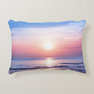 Tropical Sunrise: Zee, lucht, sereniteit Accent Kussen