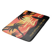 Tropical Sunset custom text badmatten (Gekanteld)
